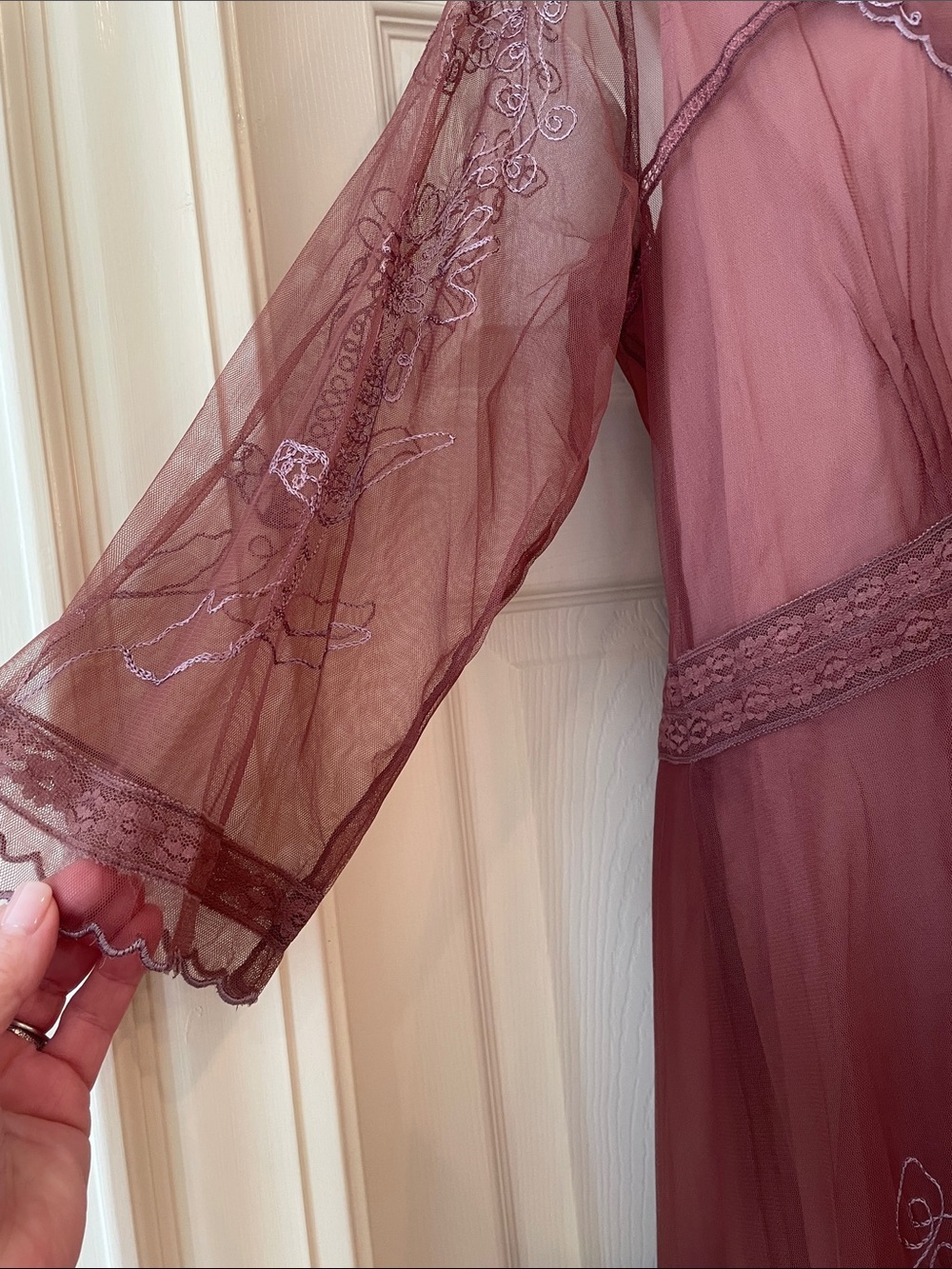 Nataya NWOT Embroidered Abbey dress sz 1X - Picture 6 of 11
